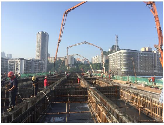 潼南涪江大橋改造工程進展順利，主橋施工穩步推進
